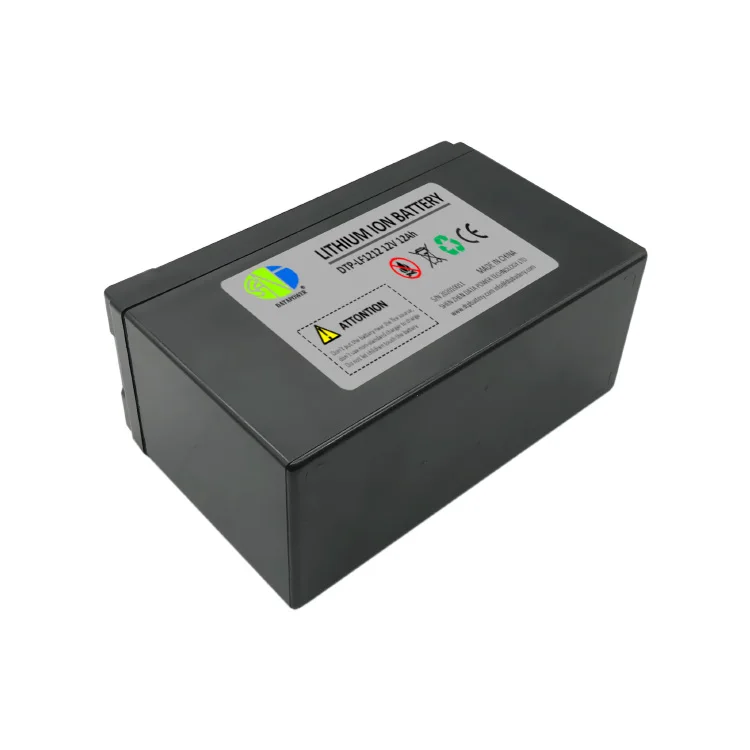 12V 6Ah 12Ah Rechargeable Cylindrical Lifepo4 battery pack for Solar System