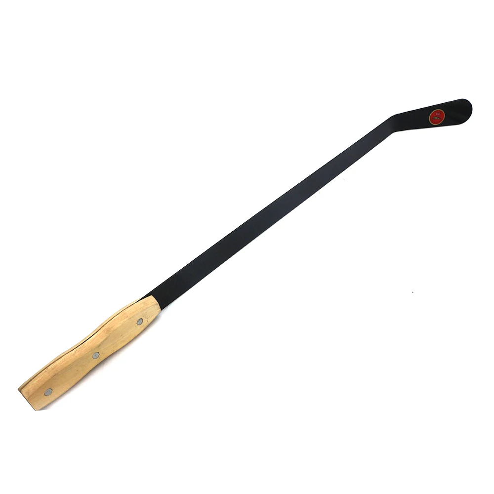 Hot Sales Nigeria Market Steel Sickles Hand Agricultural Tools Palm Grass Farming Sickles With Big Wooden Handle sickle