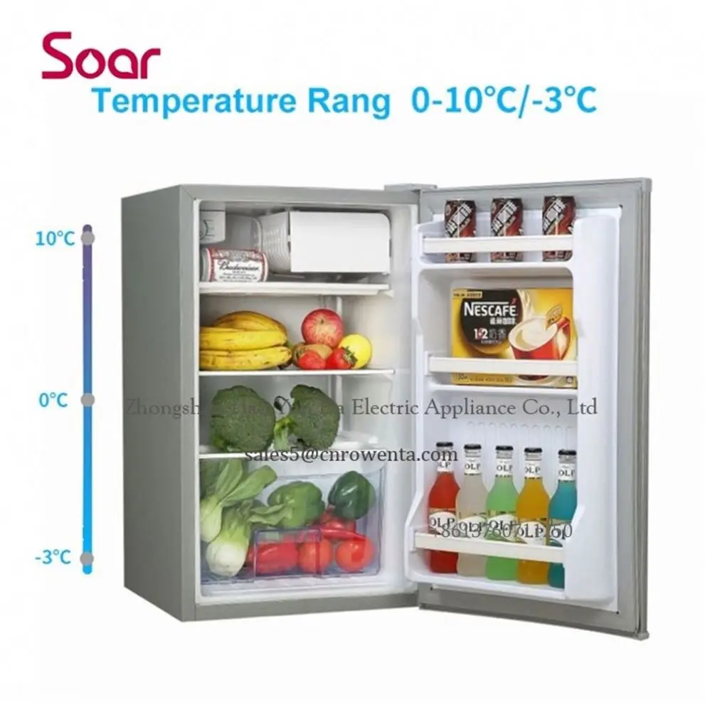 75 Litres Single Door Hotel Guest Room Mini Refrigerator , Built-In Mini Bar Fridge