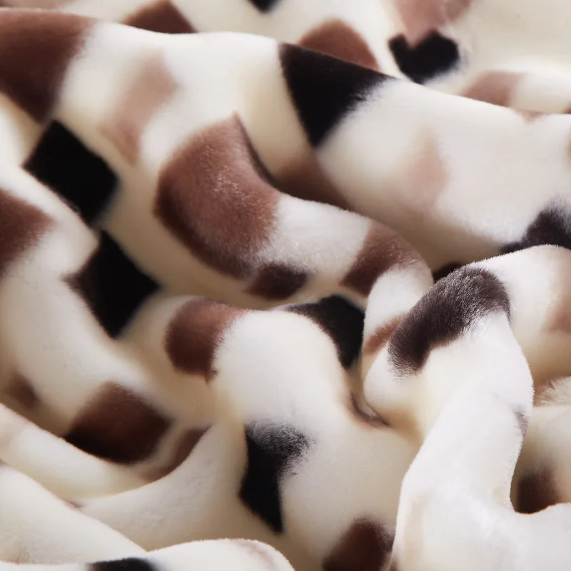 HONGBO new arrival custom baby flannel fleece floral blanket breathable washable durable raschel blanket bamboo