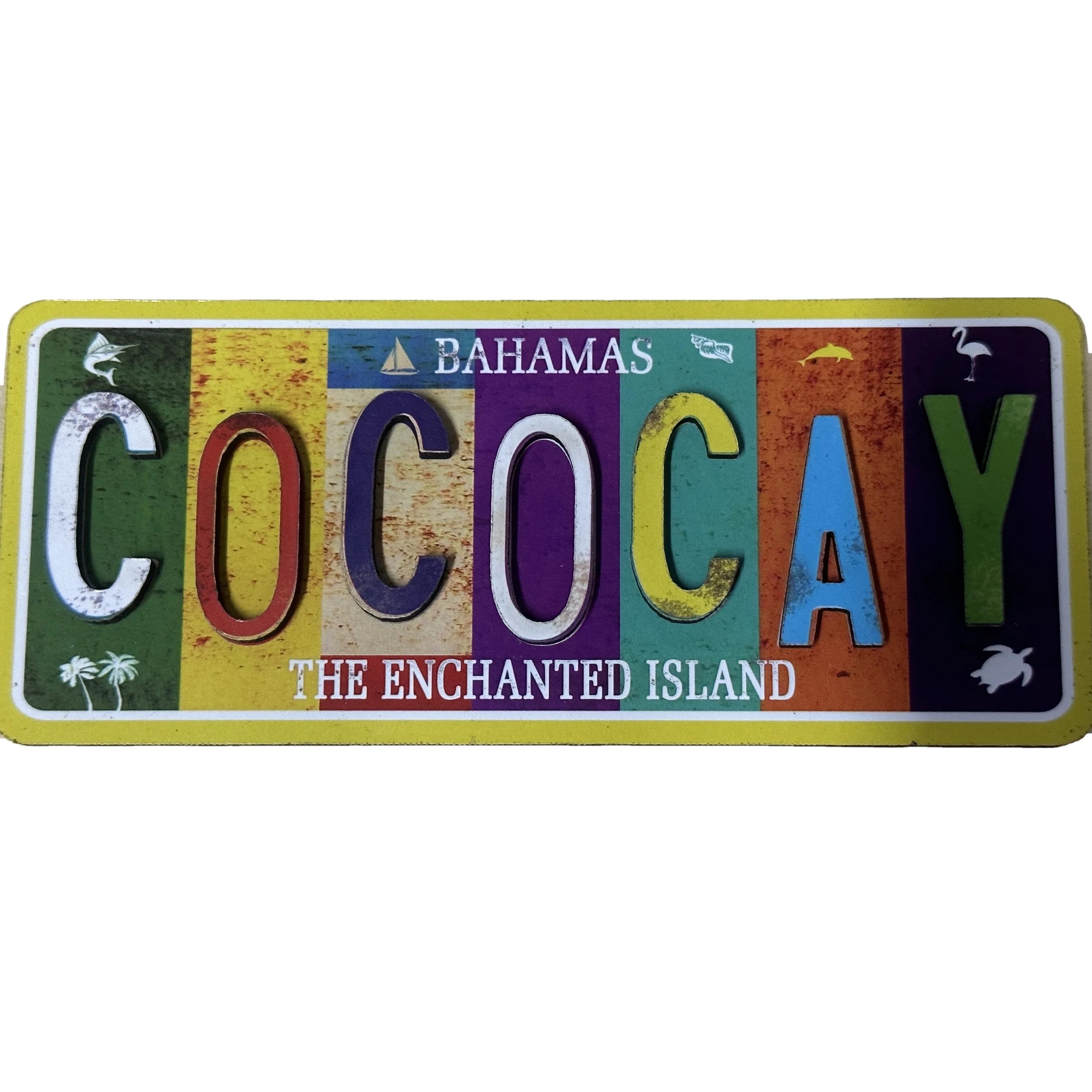 Оптовая продажа, деревянный магнит на холодильник, сувениры для путешествий, индивидуальные буквы, пляжные Майами