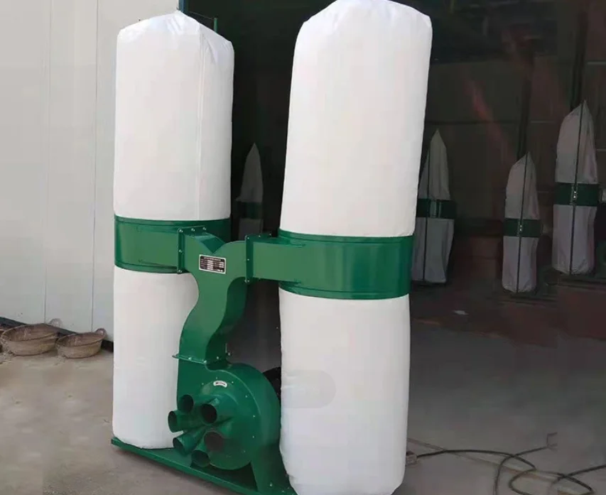 Factory industrial bucket bag tube woodworking dust and sawdust collector