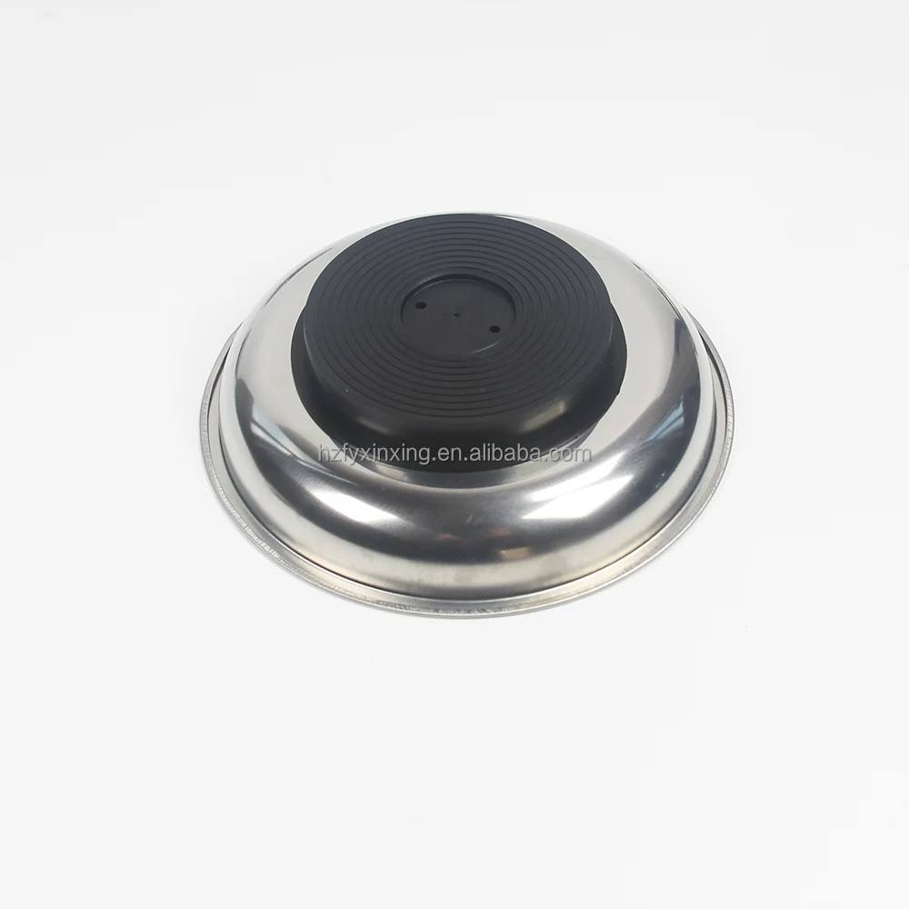 3/4/6 in Round Magnetic Bowl Trays Set Stainless Steel Magnet Tool Tray Parts Holder for Screws/Sockets/Bolts