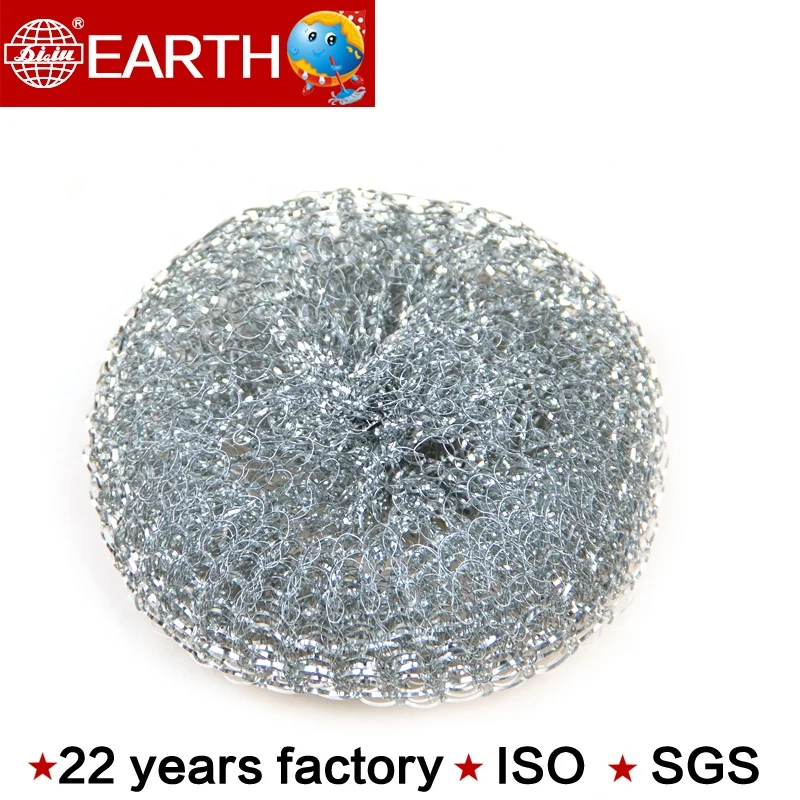 Latest Wholesale High Quality Home Kitchen Cleaning Tool Saucepan Scourer Ball Steel Wool Mesh