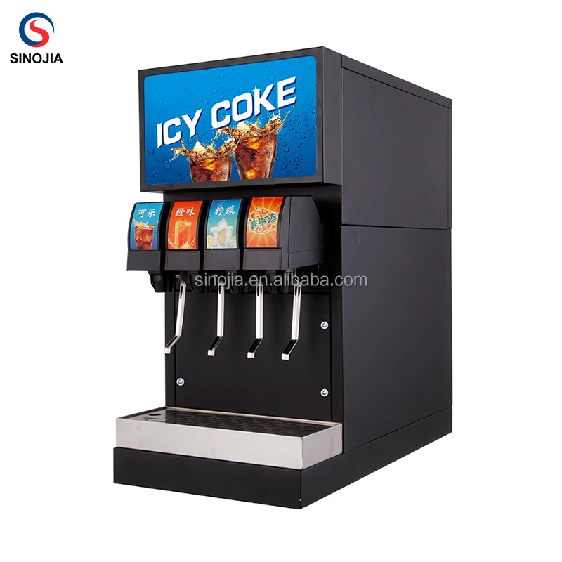 New Arrival Commercial Cola Machine / Self -Service Coca -Cola Beverage Machine / Milk Drinks Dispenser