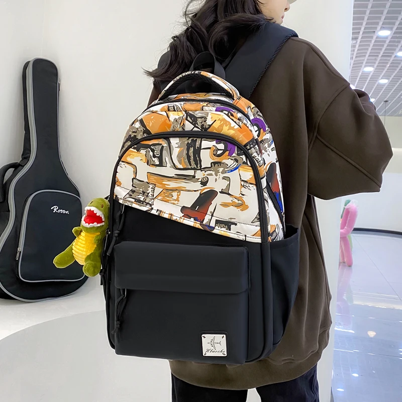 2024 Newly Fashion Trend Large Capacity waterproof Kids Bags Outdoor Travel Schoolbag Backpack
