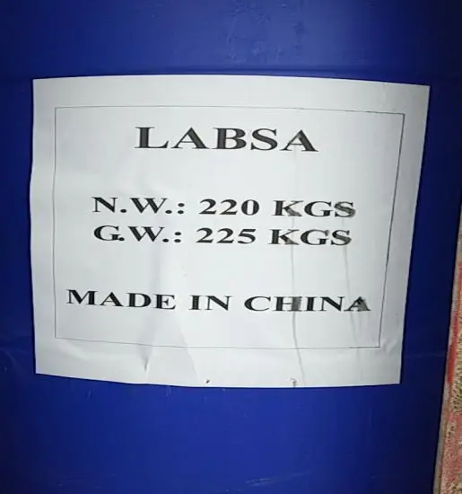 Supply Chemical Linear Alkyl Benzene Sulfonic Acid CAS 85536-14-7 Lowest Price LABSA Liquid 96%