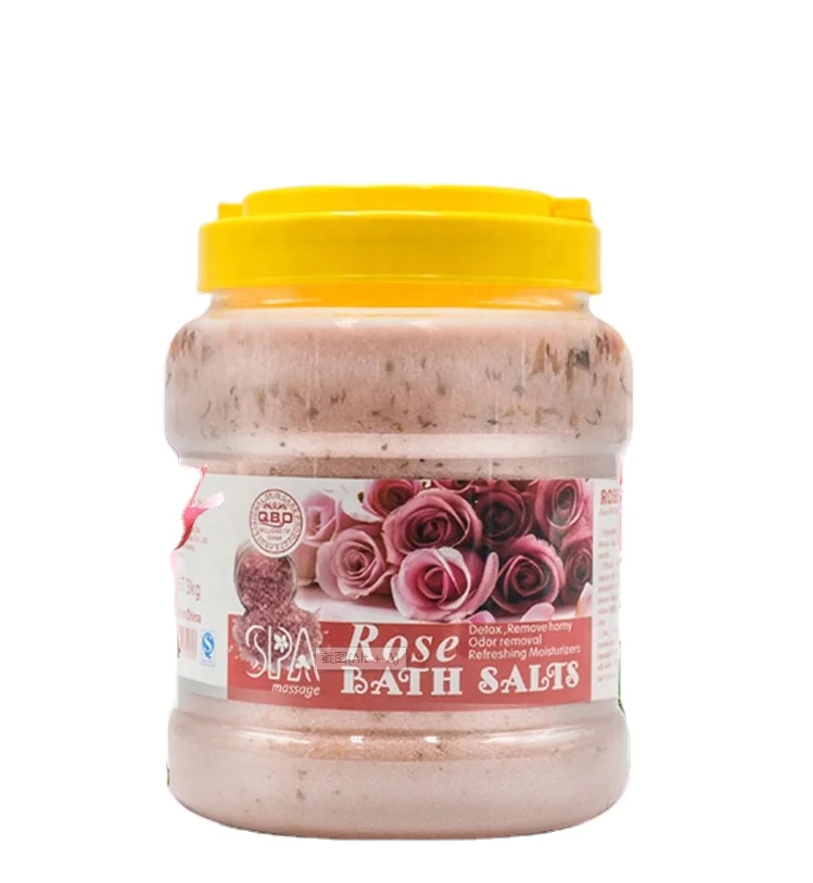  3kg Body spa scrub bath salt Crystal sea Deep body cleaning flower