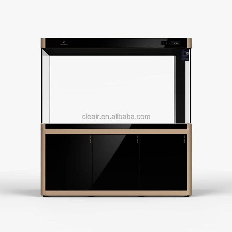 Cleair Aquatics Aquarium fiberglass fish tank with OLED computer board LED lighting aquarium