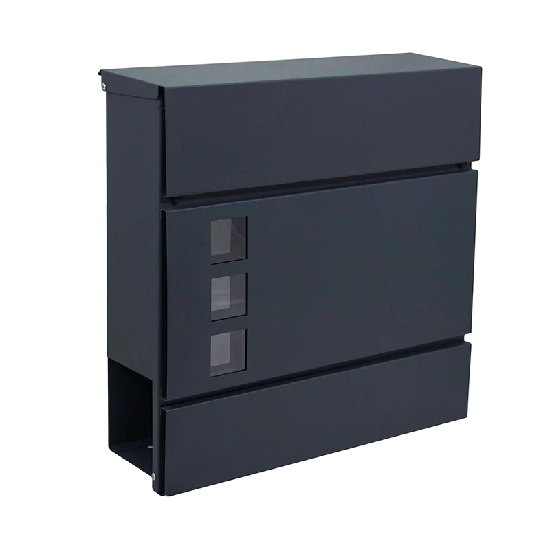 
2021 Mailbox Outdoor Metal Wall Mounted Mailbox with Lock 