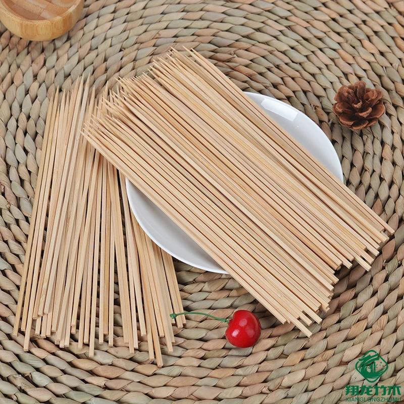 Factory price disposable square shape bamboo skewer