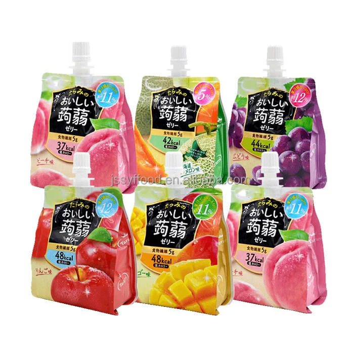 OEM/ODM Custom private label low-fat Fruit flavor konjac jelly drink