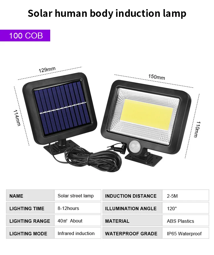 Solar induction lamp Solar energy storage for convenient viewing factories on the roadside in family rooms