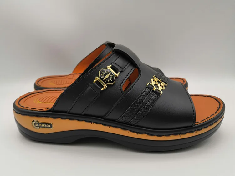 Classic Men Shoes Arab Slipper Beach sandal hot sell iraq slipper Saudi Arabia sandals