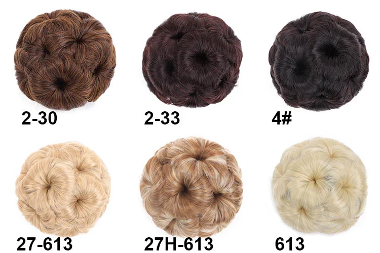 Пучок волос шиньон для женщин синтетический