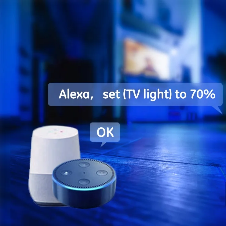 Смарт-управление CE FCC Wifi Светодиодная лента 40 футов RGB для дома 5050 меняющихся цветов совместима с