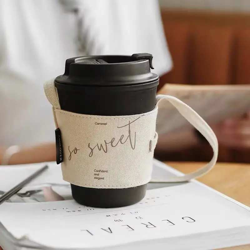 bubble tea cup cotton bag