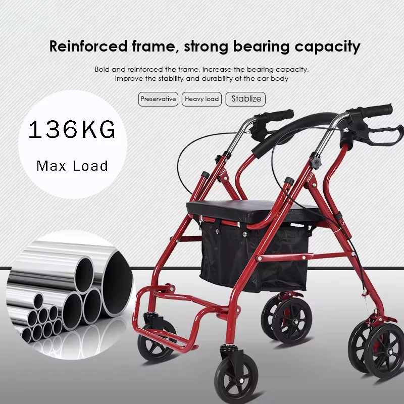 Folding Aluminum Walking Assist Device Machine For Disabled Elderly People Patient Upright Walker Rehabilitation Equipment