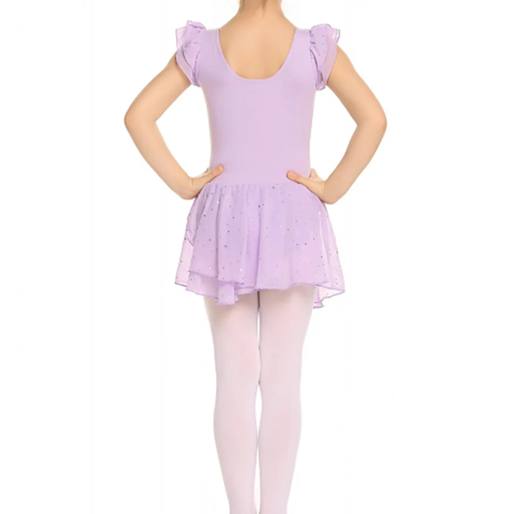 Kids Girls Shiny Sparkly Rhinestones Belly Dance Tutu Dress Gymnastics Leotard Princess Dress tutu dress