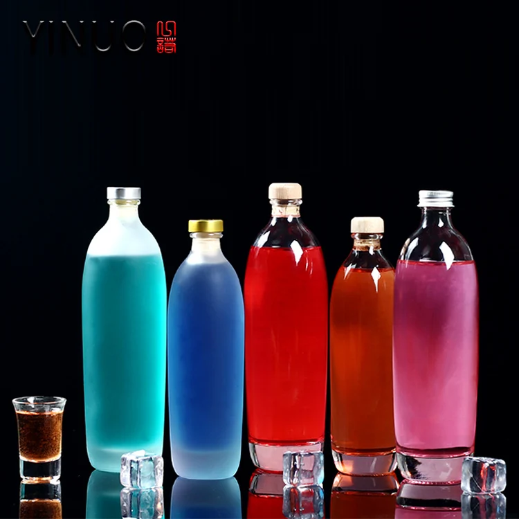 Stocked 350ml 500ml clear liquor empty whisky vodka bottles