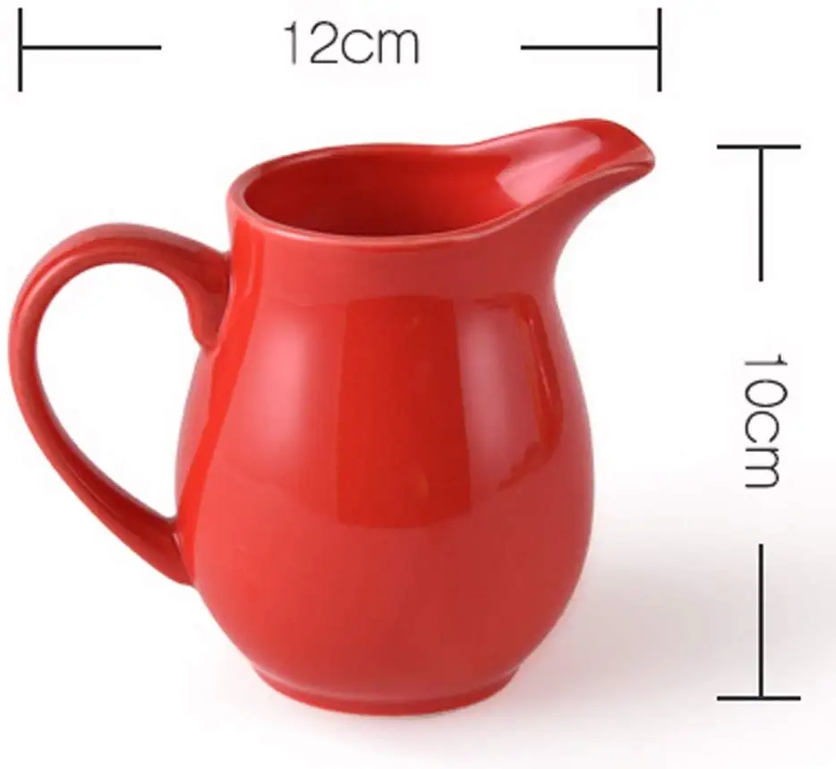 Керамическая сахарница, керамический цветной набор для сливок и сахара с крышкой, набор для сервировки кофе, 12 унций, кувшин для крема, сахарная банка