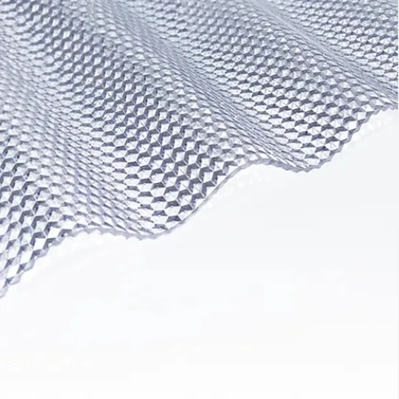 2.8mm Santaf Bronze Diamond Polycarbonate corrugated sheet