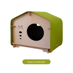 dog kennels pet house wood pet bed detachable and washable pet cages carriers & houses