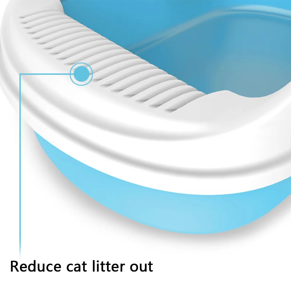 PETCOME Suppliers Wholesale Plastic Many Colors Large Portable Cat Litter Box Pet Toilet