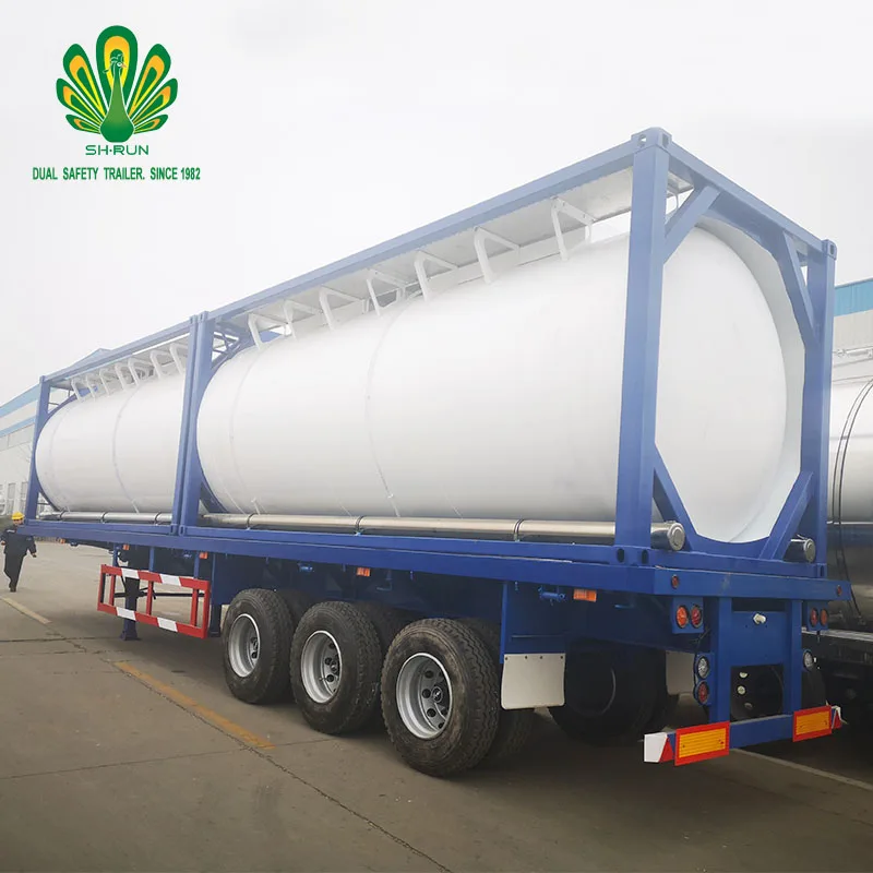 ASME T75 Factory price 20FT 40ft LNG gas storage tank container ISO tanker