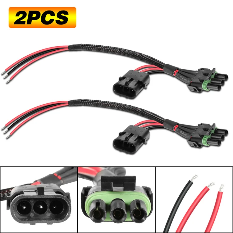 140 Watts Max Power A Set Of 2 Tail Light Power Quick Harness For Can Am Maverick X3