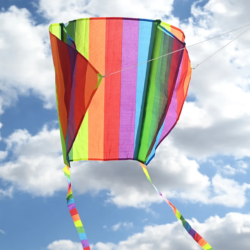 Best selling Rainbow color  Pocket Sled kites parafoil kites on sale
