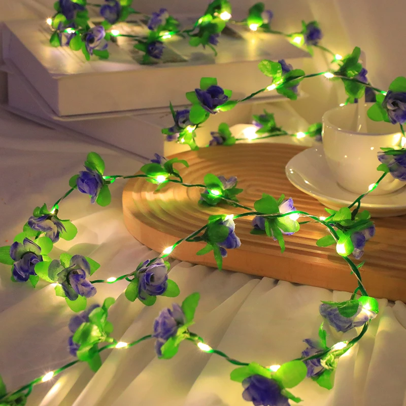 Morden Style Solar Swaying Lights Hanging String Curtain Lights Vines String Lights Party Garden Haunted House Decor