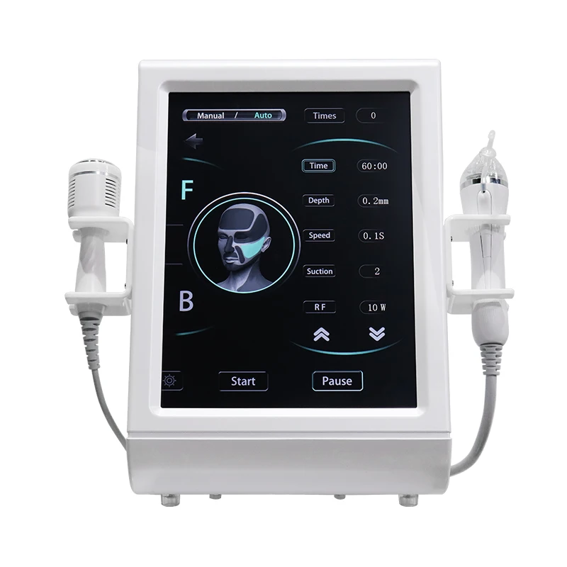 Portable 2 in 1 Fractional RF Skin Tightening Machine RF Radio Frequency Facial Machine