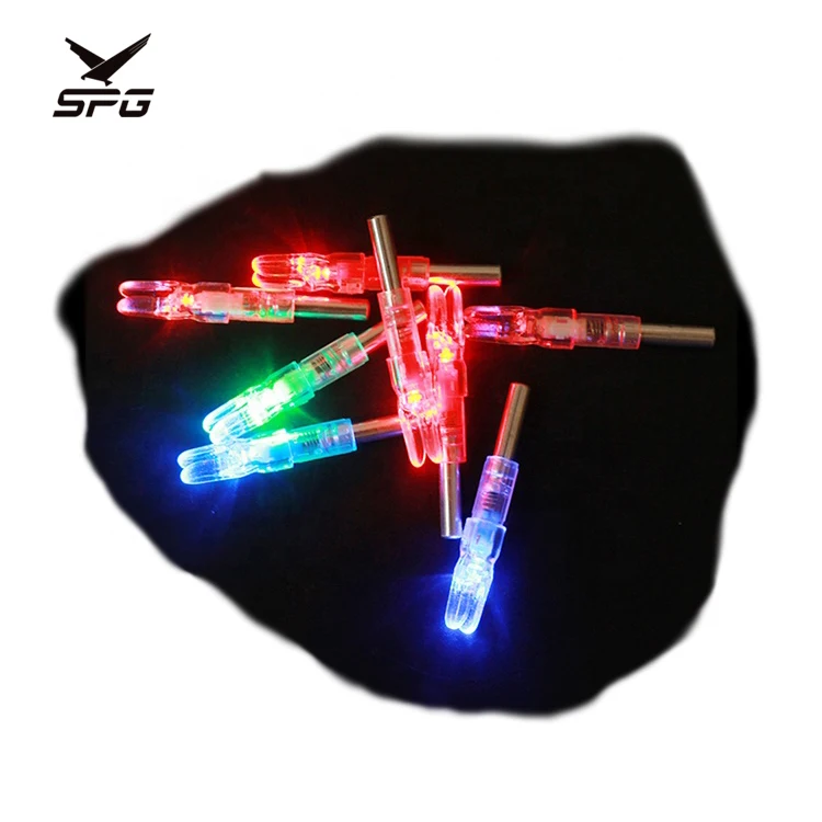 Automatically 3pcs Pack Hunting Shooting Fit 6.2mm Lighted Arrow Nock LED Archery Arrow Lighted Nocks for arrows