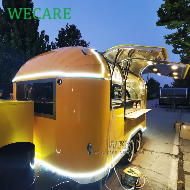  WECARE уличные грузовики для мороженого грузовик бургеров хот-догов мобильные пищевые трейлеры с