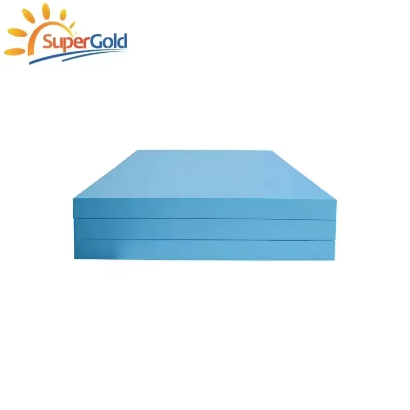 SuperGold xps rigid foam insulation panel 30mm good tensil strength xps board with lap joint grooved