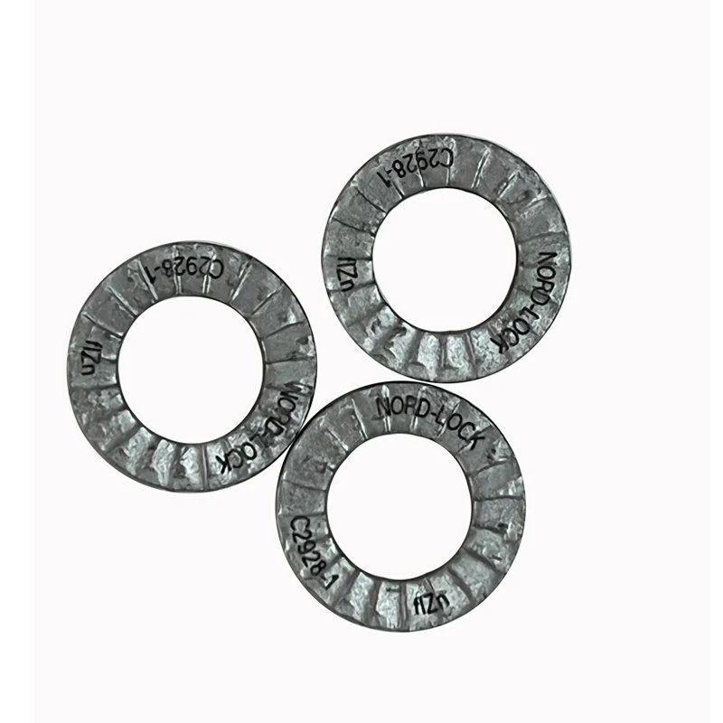 Оригинальный Nord-Lock Din25201 самоблокирующийся стальной стальный с цинковым чешуйчатым покрытием M3 Nl3 5 6 8 10 11 12 14 16 18 20 22 24Sp