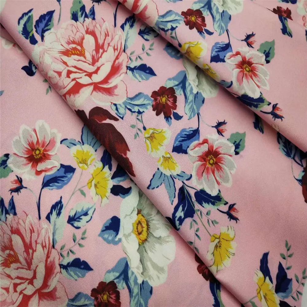 
100% polyester 75d*150d plain peach skin fabric 