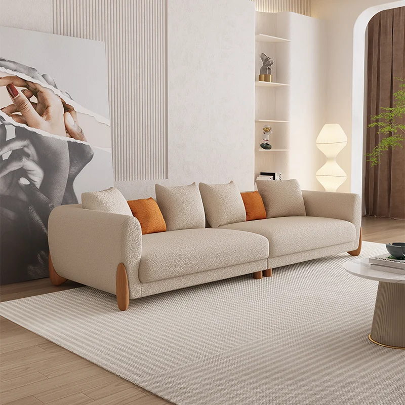 Modern leisure leather couch corner sofa set furniture living room sofas Luxury velvet fabric l shape sofa bed