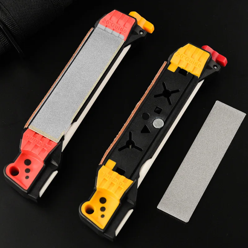SN86 Outdoor Multifunctional Knife Sharpener Double-sided Portable Knife Sharpener for Sharpening Scissors and Kitchen Knives
