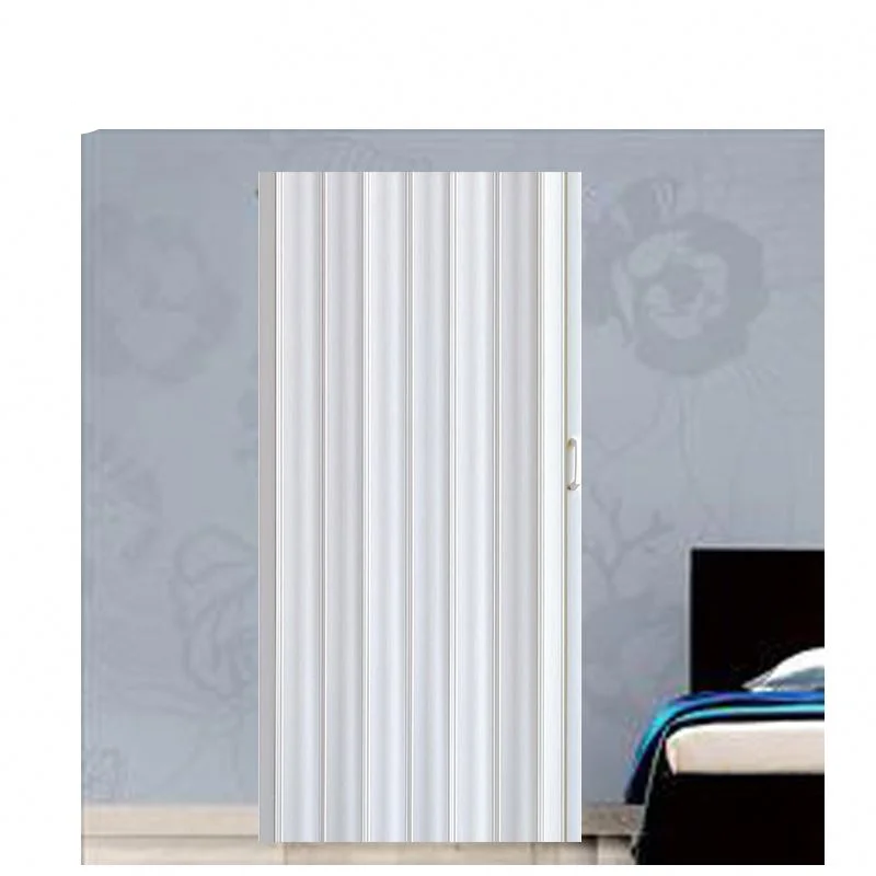 Bright luster folding door of pvc of 12mm thickness with rigid hinge