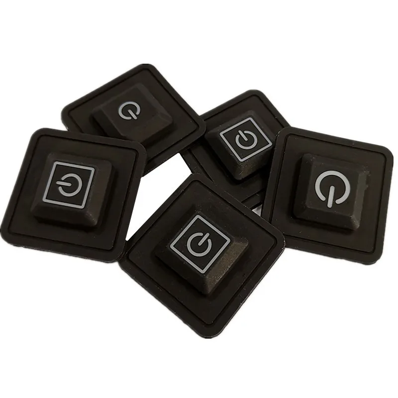 Cross-border supply Customized Molded Silicone Rubber Push Buttons Electronic Keypads, Rubber Button