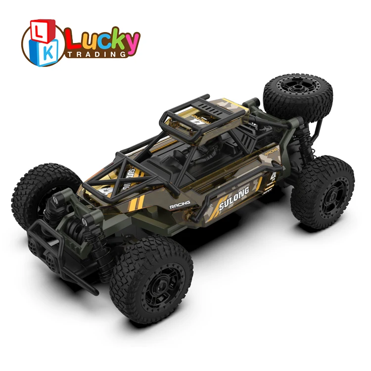 Lucky Toys DIY STEM Education Smart Assemble 1/16 2.4G RC Car Off-Road Vehicles CAR 8km/h Toys Kit