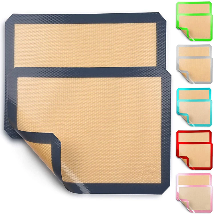Food Safe Non Stick Silicone Baking Mat Pizza Cookie Cake Silicone Cooking Mat