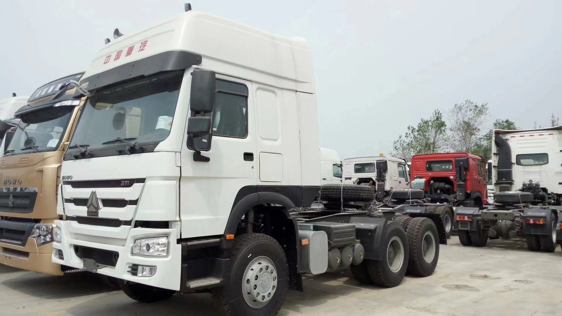 Sinotruk howo 371 hp 420 hw79 cab 10 колеса два электрический трактор грузовик головка прямая