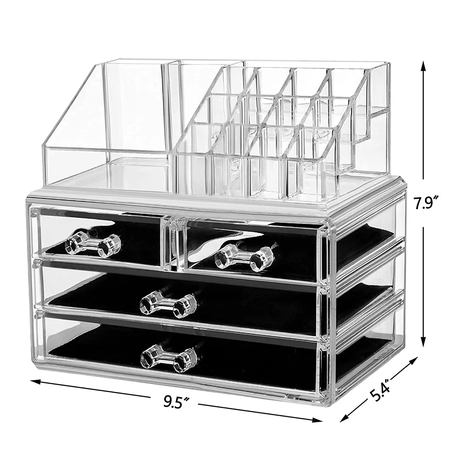 Organizer Storage Box Make Up Brushes Cosmetic Holder Acrylic Makeup Organizer