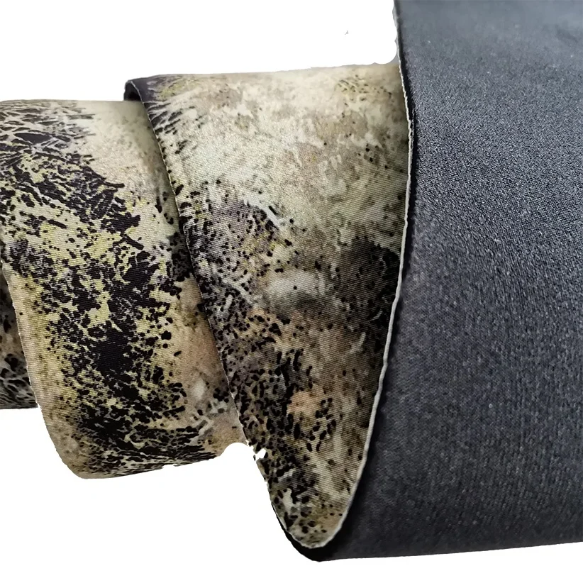 Anti-slip Neoprene Fabric 4mm 5mm Neoprene Rubber Sheet Sublimation Blank Camouflage Neoprene