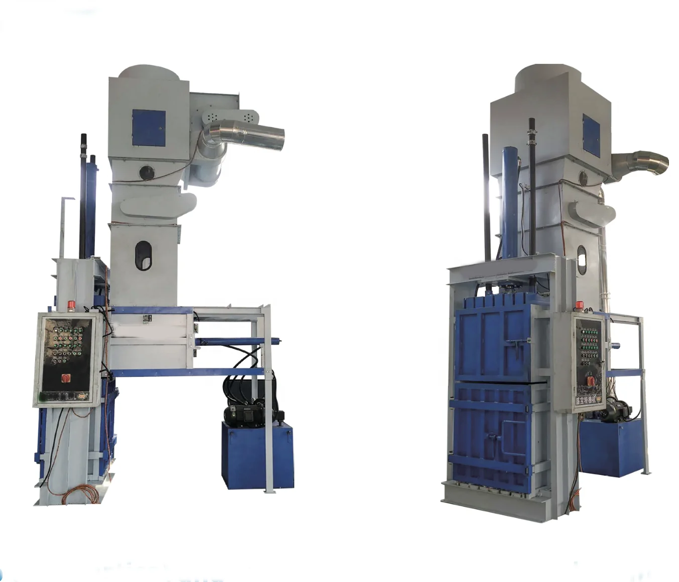 Cotton bale pressing machine hydraulic vertical outer clothing packer compress used clothes baler