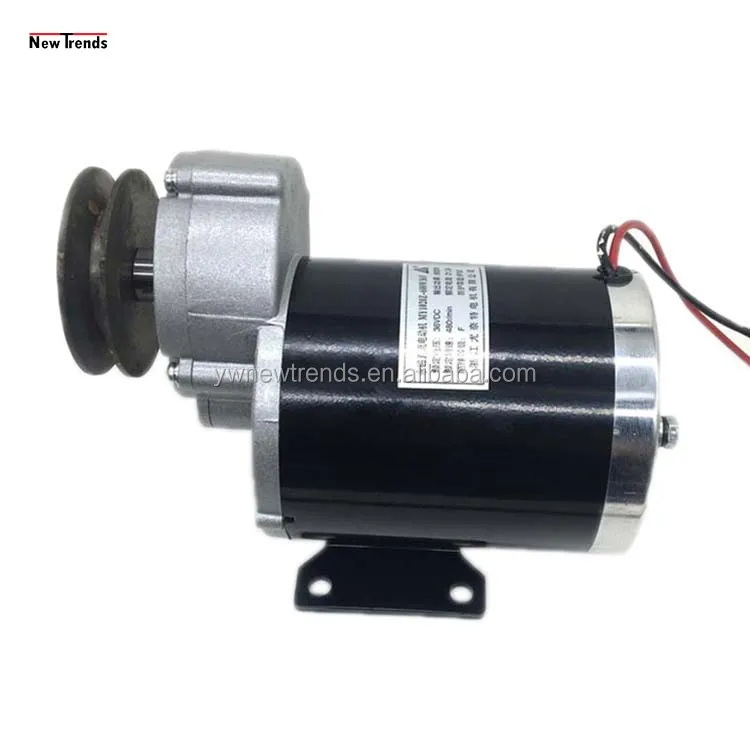 MY1020Z 600W 36/48/60V Pulley Belt Electric Bicycle Scooter  Motor E-bike Engine DC Brushed Motor