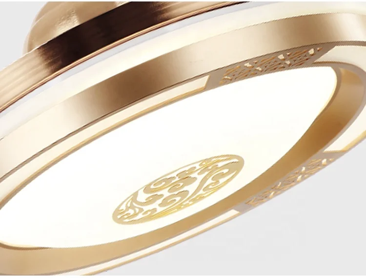 738A современные безлопастные потолочные вентиляторы, лампы 42 дюйма 36 дюймов 110 220 В, декоративные трехцветные светодиодные круглые домашние с дистанционным управлением